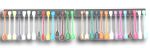 10 pc. torque stick set in plastic case model no. 1510