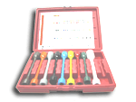 9 pc. torque stick set in plastic case model no. 1590